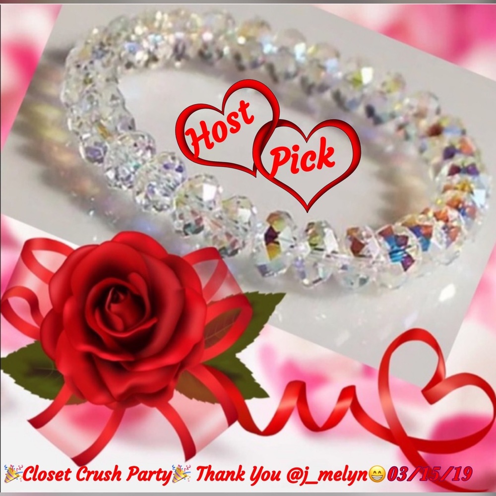 🌹HOST PICK🌹🌸New Crystal Stretch Bracelet